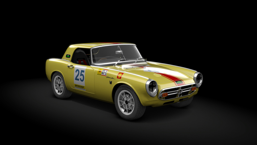 Honda S800 RSC, skin 25_yellow