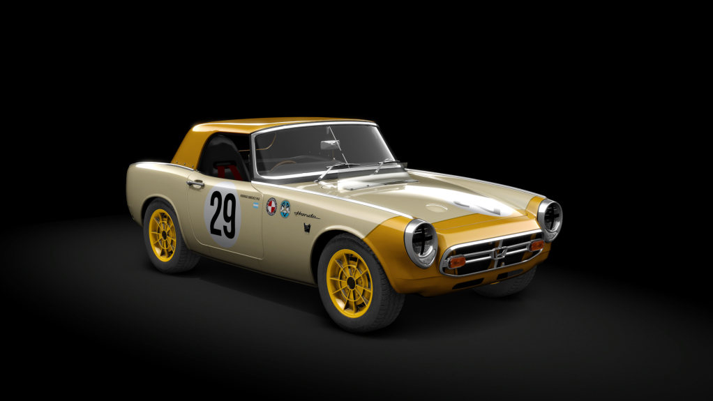 Honda S800 RSC, skin 29_cream