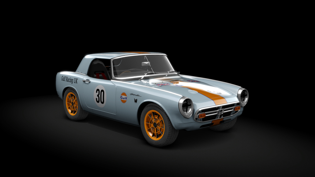 Honda S800 RSC, skin 30_Gulf