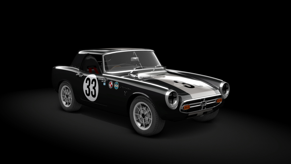 Honda S800 RSC, skin 33_black