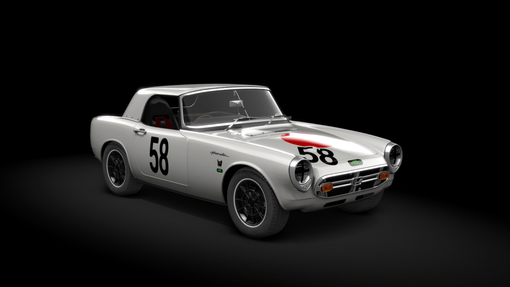 Honda S800 RSC, skin 58_white