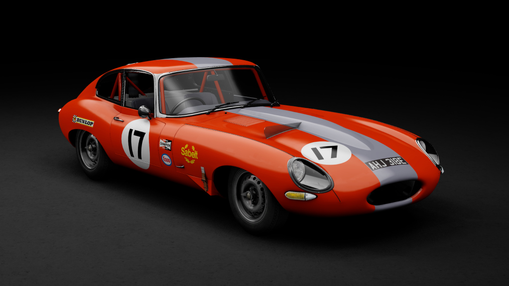 GTC60 Jaguar E-type Le Mans, skin candy_apple17