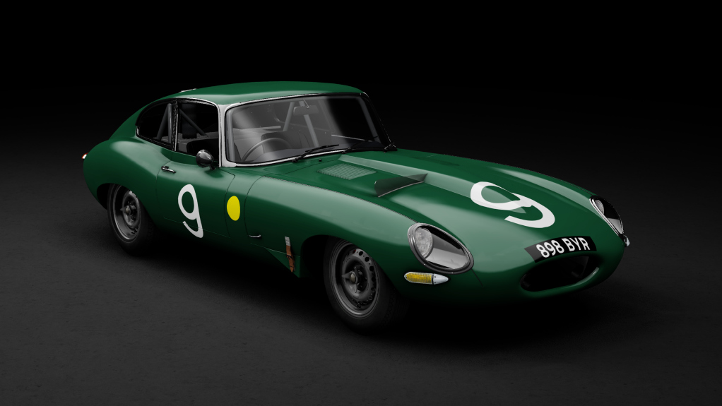 GTC60 Jaguar E-type Le Mans, skin green9test
