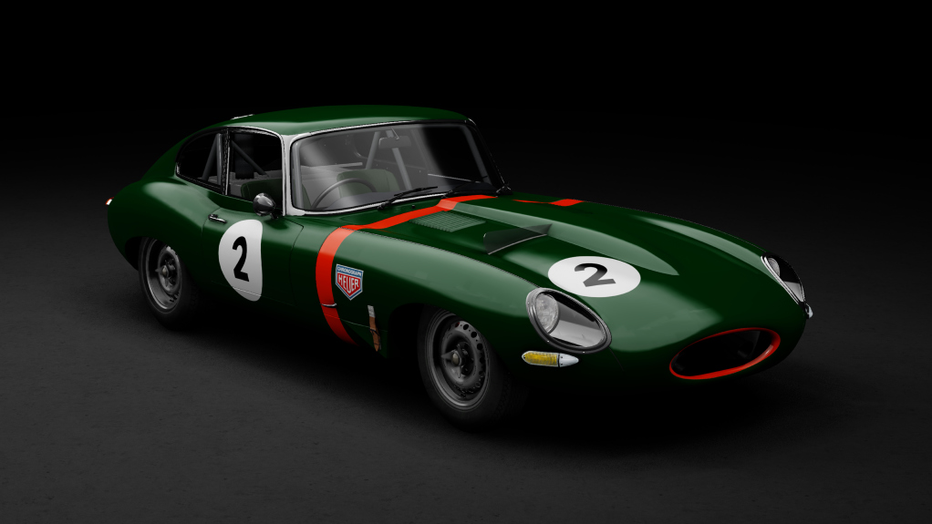 GTC60 Jaguar E-type Le Mans, skin green_2