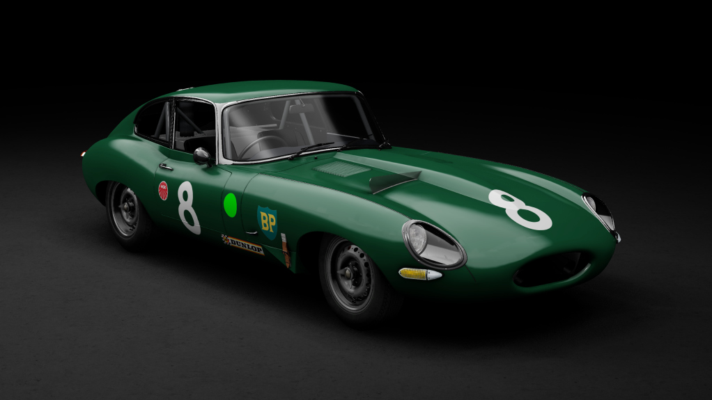 GTC60 Jaguar E-type Le Mans, skin green_8