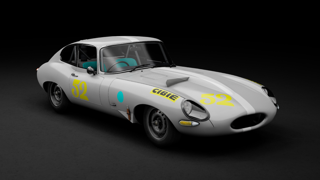 GTC60 Jaguar E-type Le Mans, skin silver52