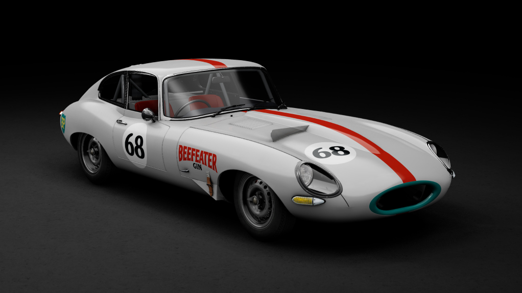 GTC60 Jaguar E-type Le Mans, skin silver_68