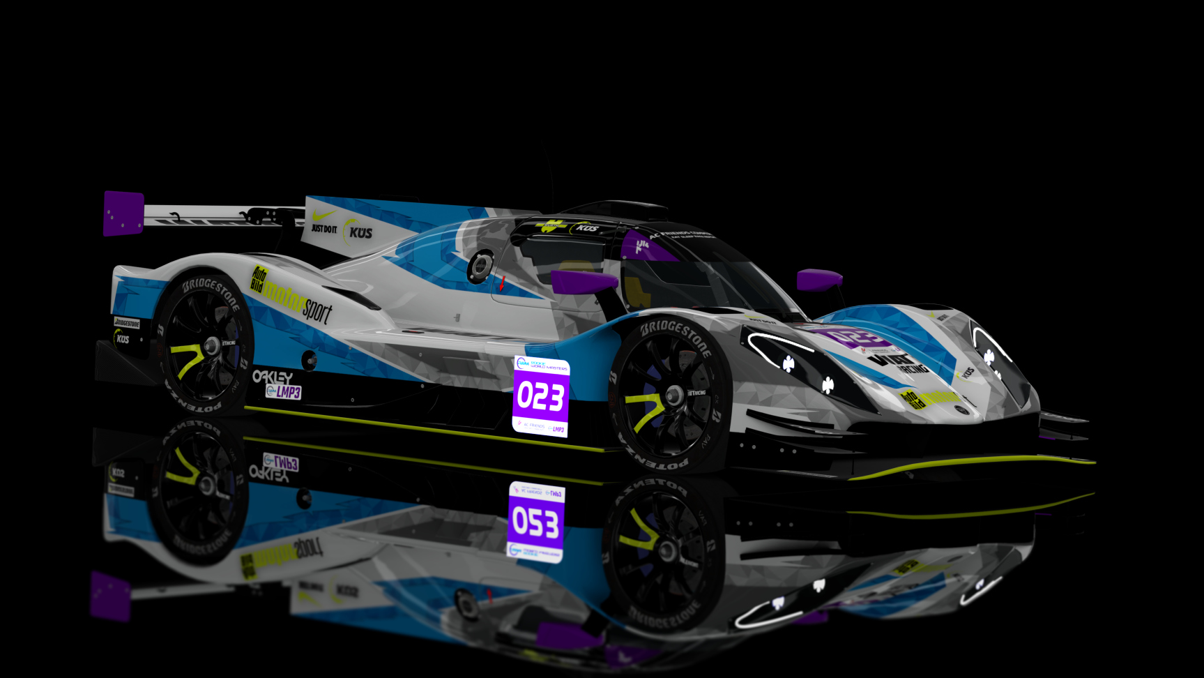 ACF LMP3 - Ginetta G61 LT P3 2020, skin ACFRWM_LMP3_023