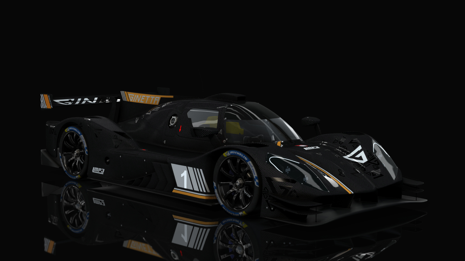 ACF LMP3 - Ginetta G61 LT P3 2020, skin Ginetta Factory