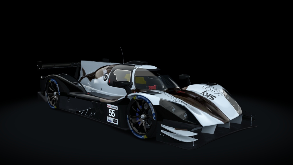 ACF LMP3 - Ginetta G61 LT P3 2020, skin Sky_Motorsport_OR-Black