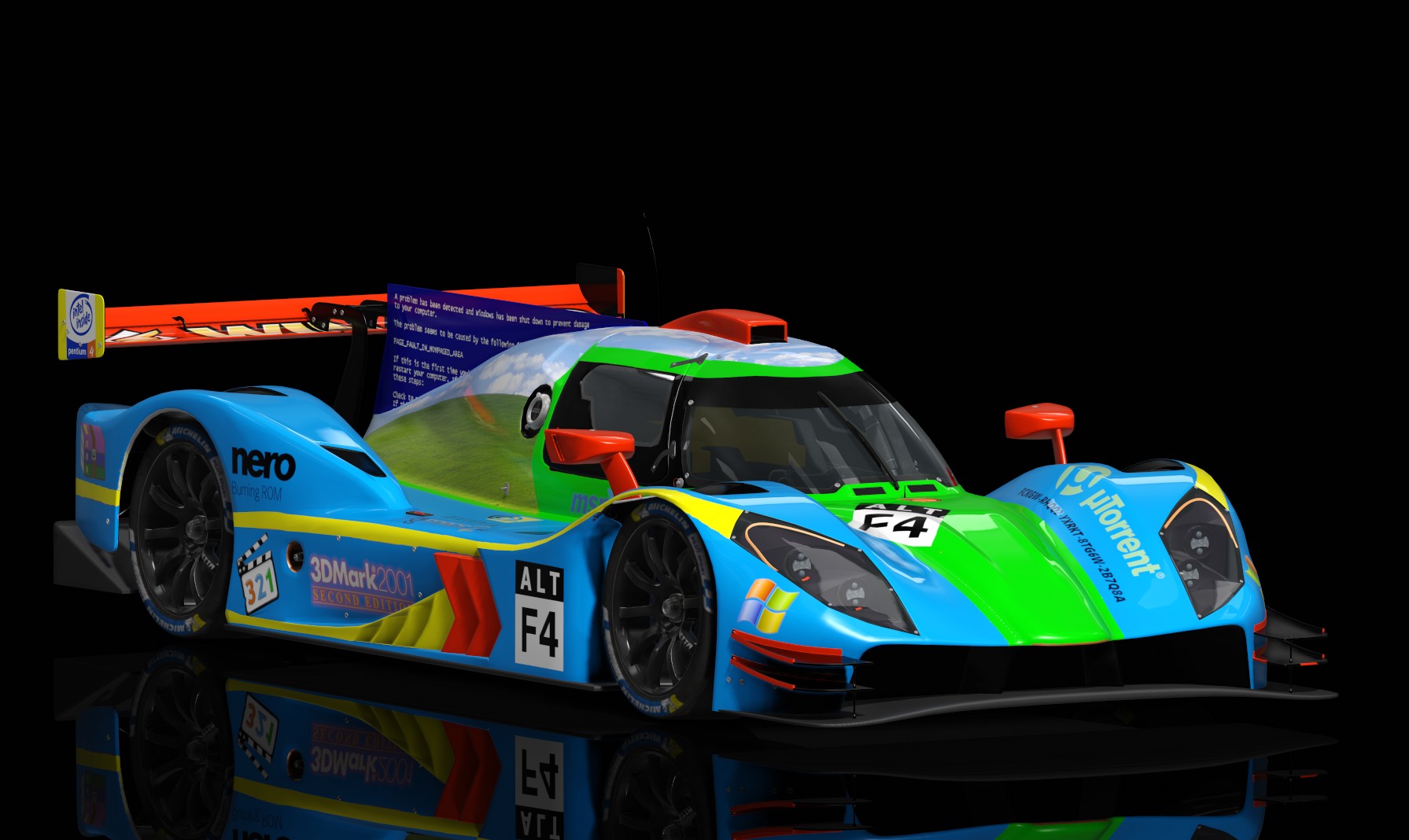 ACF LMP3 - Ginetta G61 LT P3 2020, skin XP-PRO Yossarian