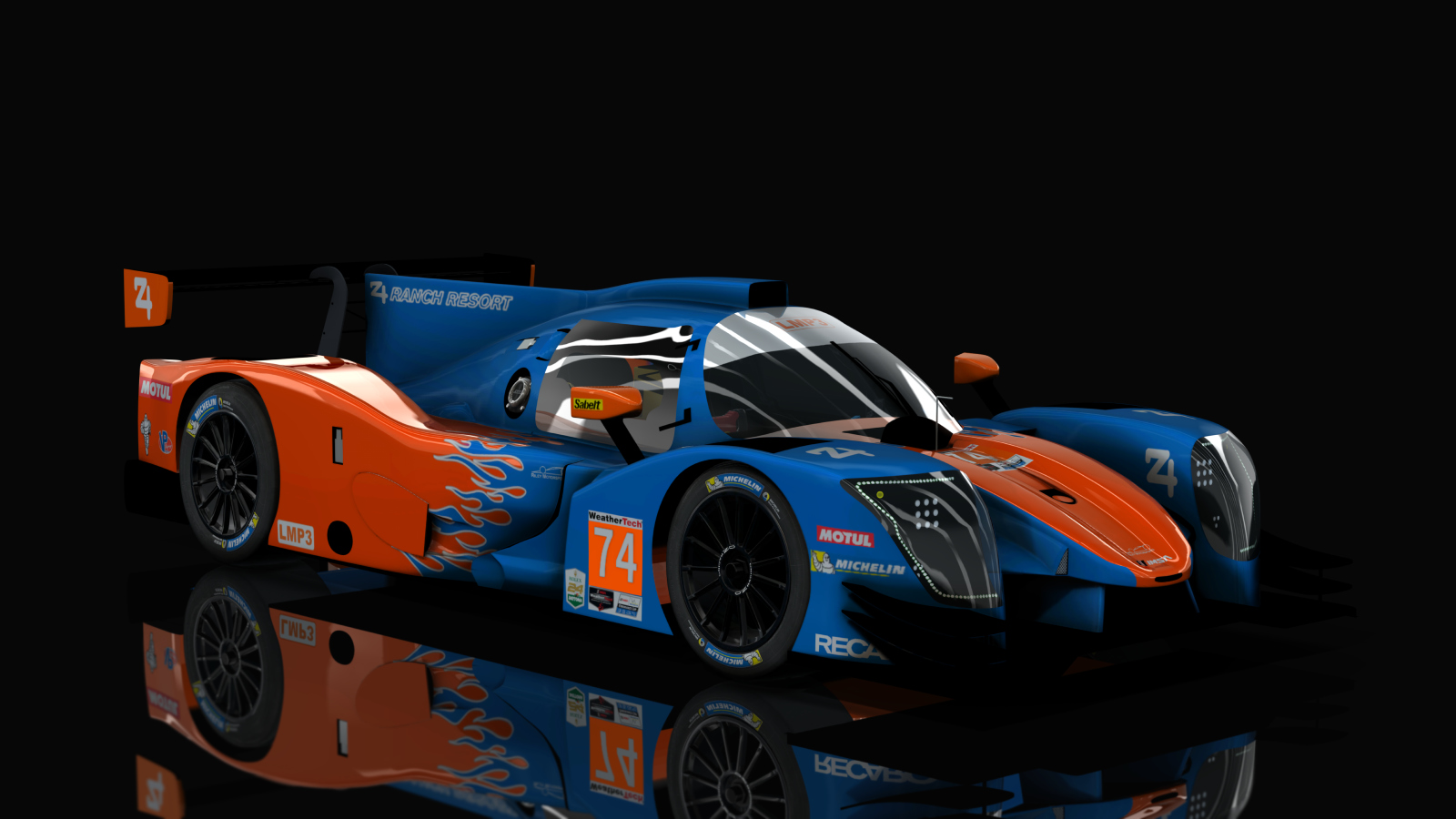 ACF LMP3 - Ligier JSP320 Nissan 2020, skin 2021 IMSA #74 Riley Motorsport
