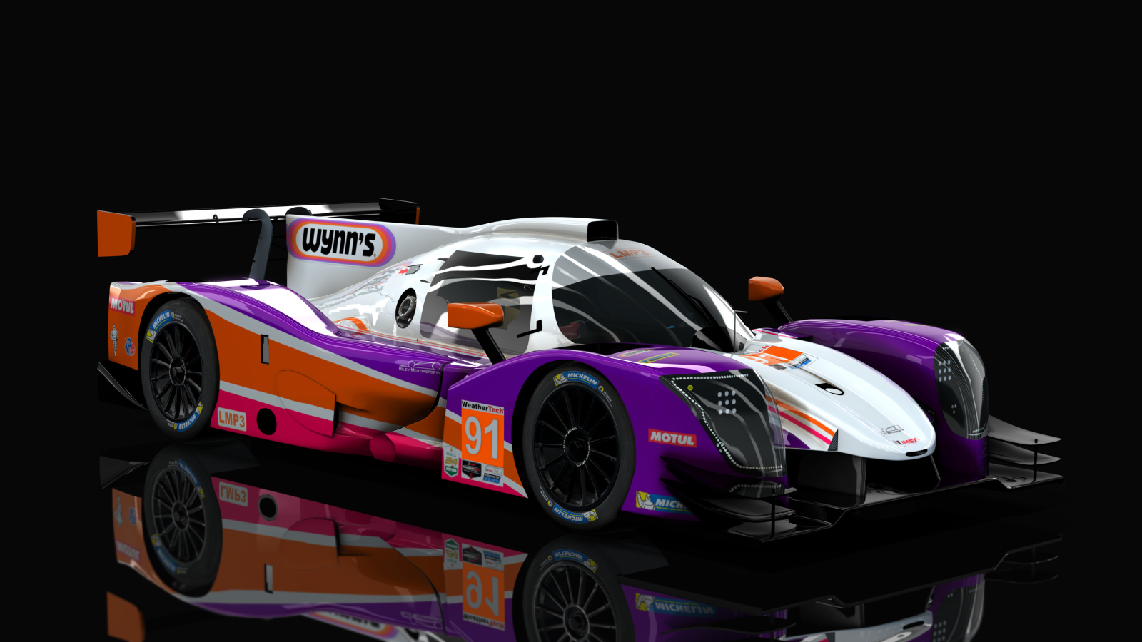 ACF LMP3 - Ligier JSP320 Nissan 2020, skin 2021 IMSA #91 Riley Motorsport