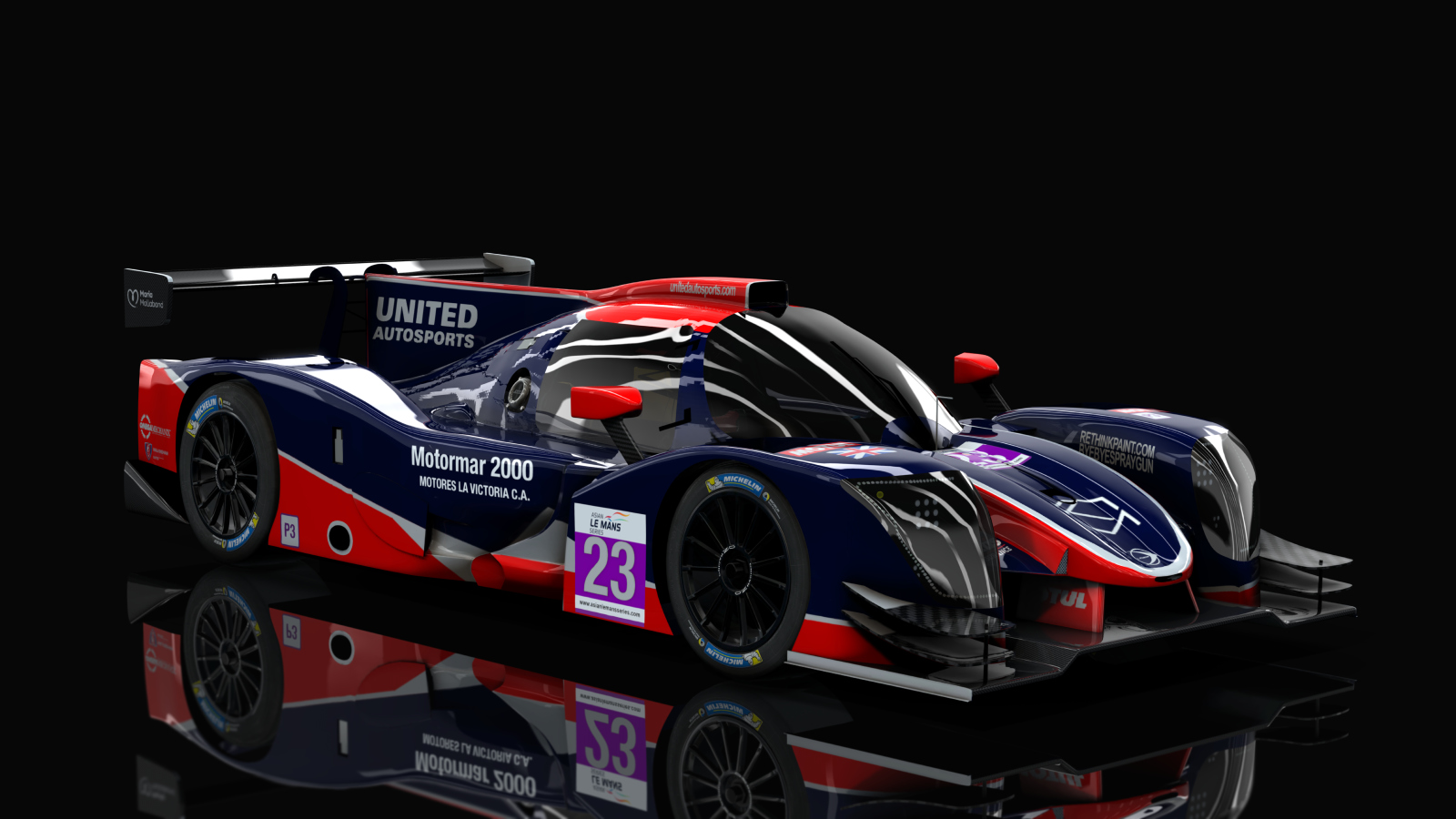 ACF LMP3 - Ligier JSP320 Nissan 2020, skin 2021_ALMS_23_United_Autosports