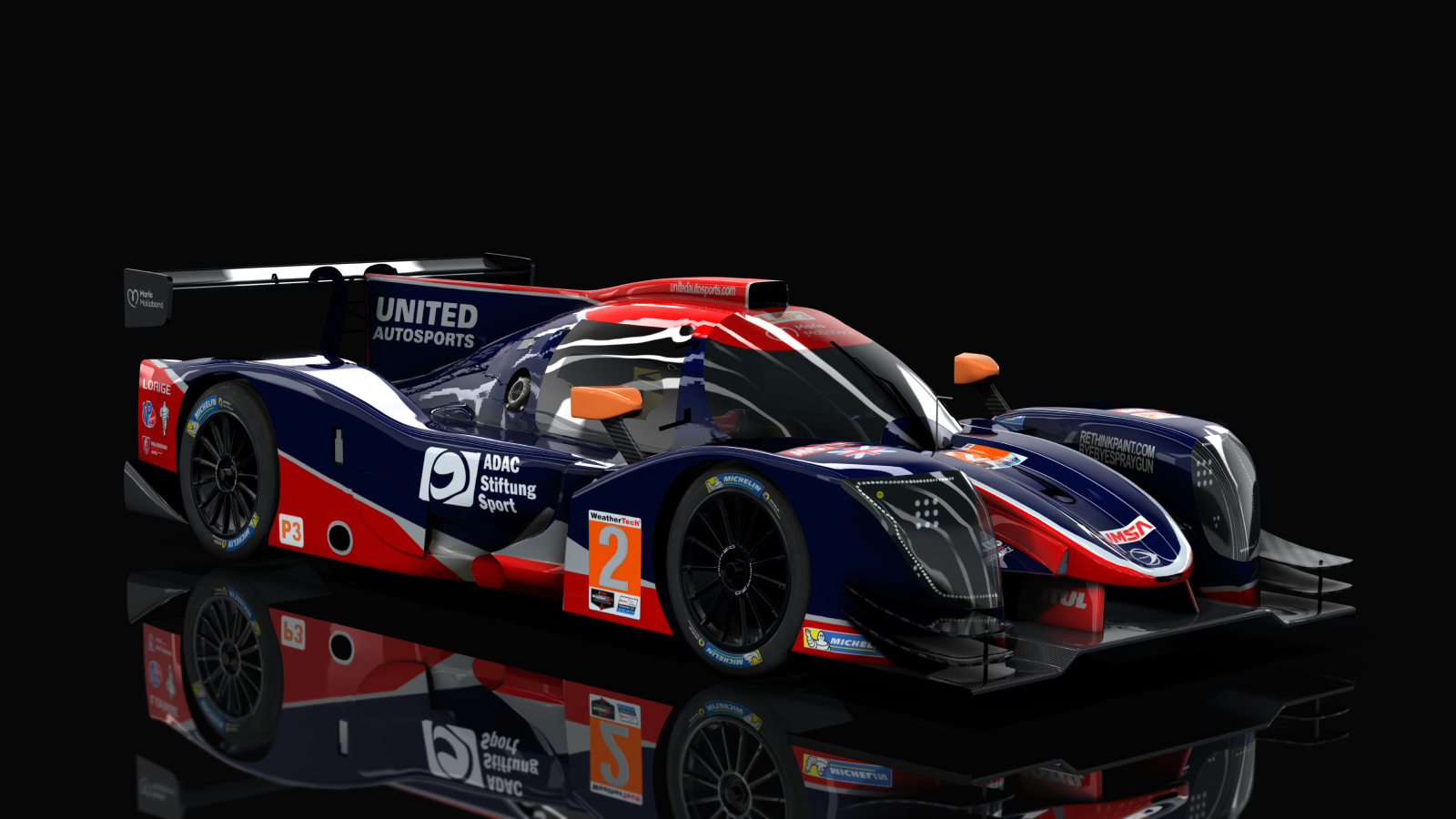 ACF LMP3 - Ligier JSP320 Nissan 2020, skin 2021_IMSA_02_United_Autosports