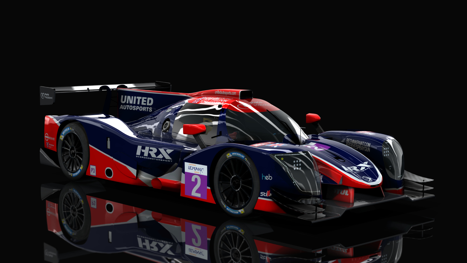 ACF LMP3 - Ligier JSP320 Nissan 2020, skin United_Autosports #2