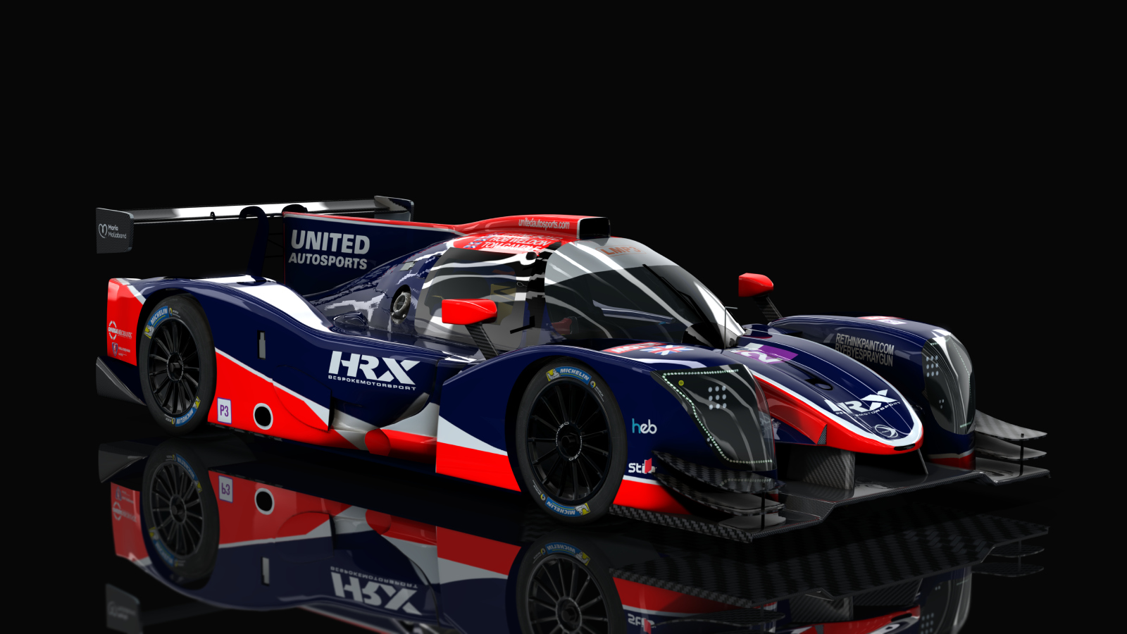 ACF LMP3 - Ligier JSP320 Nissan 2020, skin United_Autosports_02