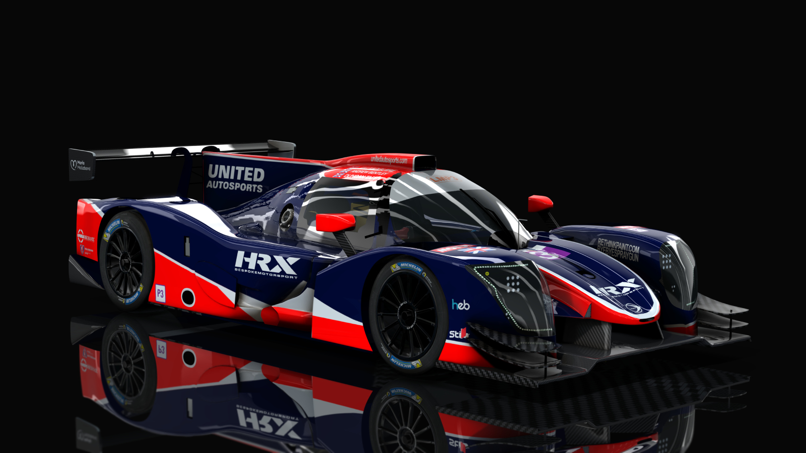 ACF LMP3 - Ligier JSP320 Nissan 2020, skin United_Autosports_03
