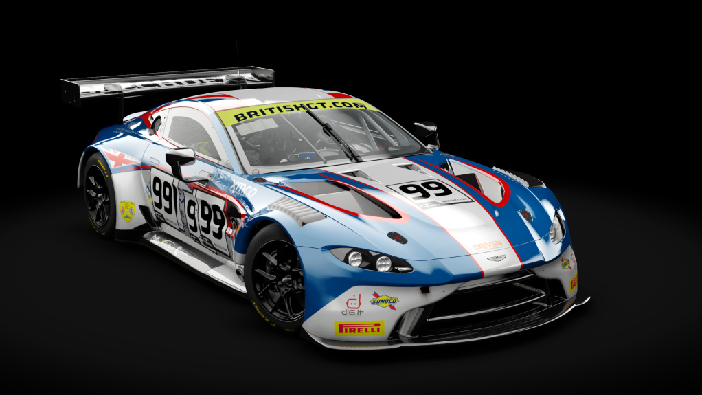 Aston Martin Vantage AMR GT3 Sprint 2019, skin 2019_BrGT_Pro_Am_beechdean_99