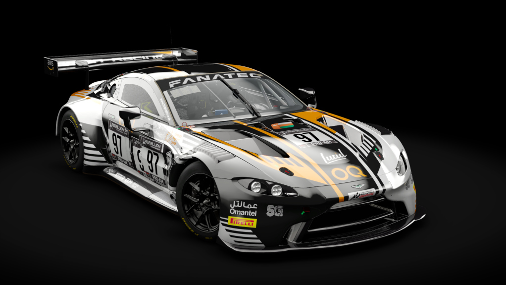 Aston Martin Vantage AMR GT3 Sprint 2019, skin 2021_GTWC_Pro_Am_oman_97