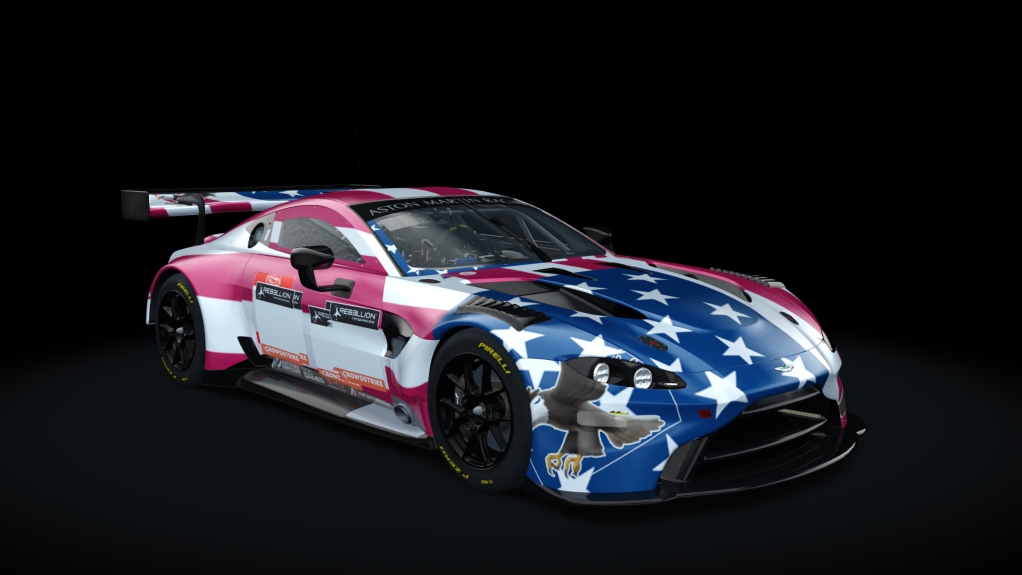Aston Martin Vantage AMR GT3 Sprint 2019, skin USA-Zaneninja13