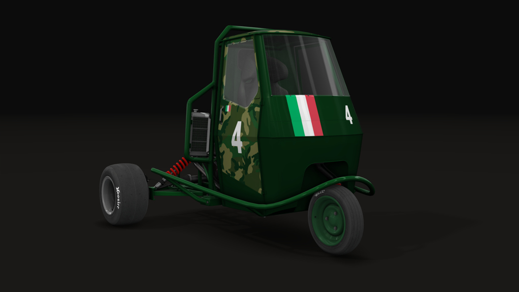 Pessio Garage Ape Proto "Terrorcarro", skin militia