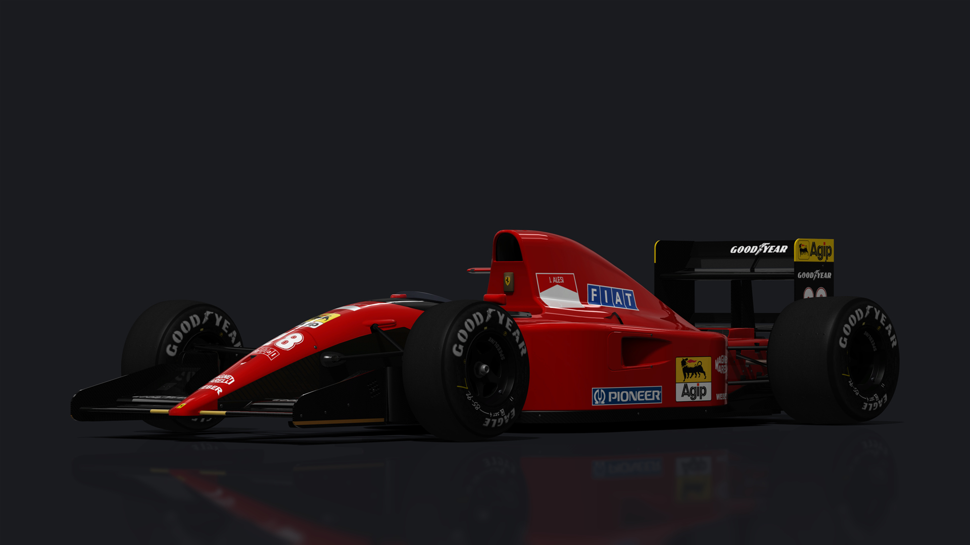 ASR Formula 1991 - Ferrari 643, skin 28_alesi_r8_r9