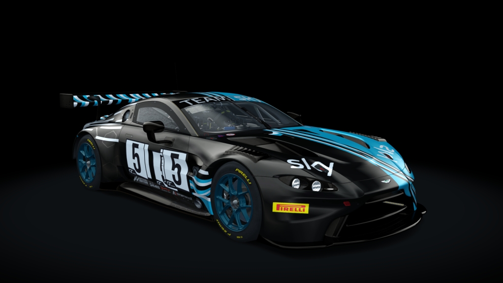 Aston Martin Vantage AMR GT3, skin Sky_Motosrport