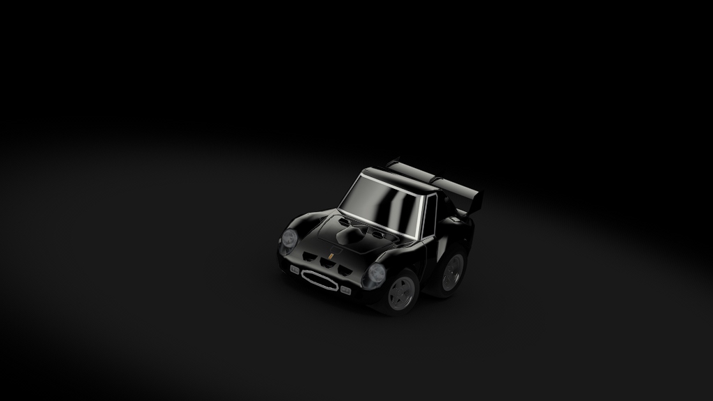Choro Q Ferrari 250 GTO, skin black