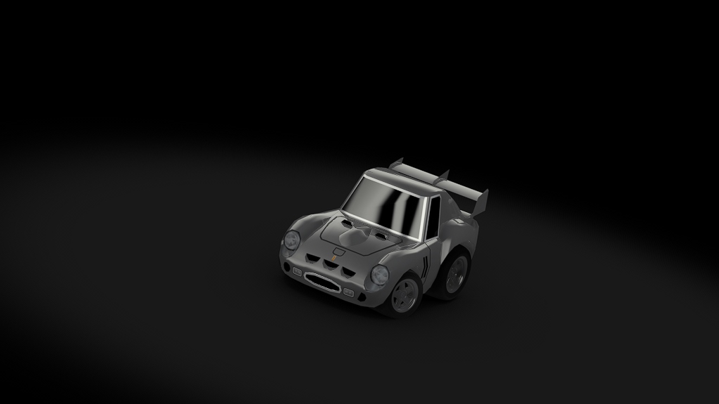 Choro Q Ferrari 250 GTO, skin grey