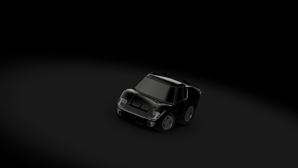 Choro Q Ford GT40, skin black