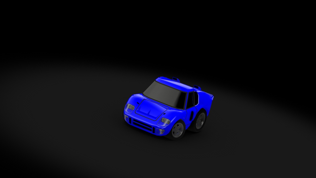 Choro Q Ford GT40, skin blue