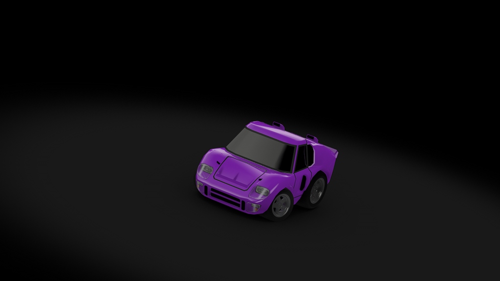 Choro Q Ford GT40, skin purple