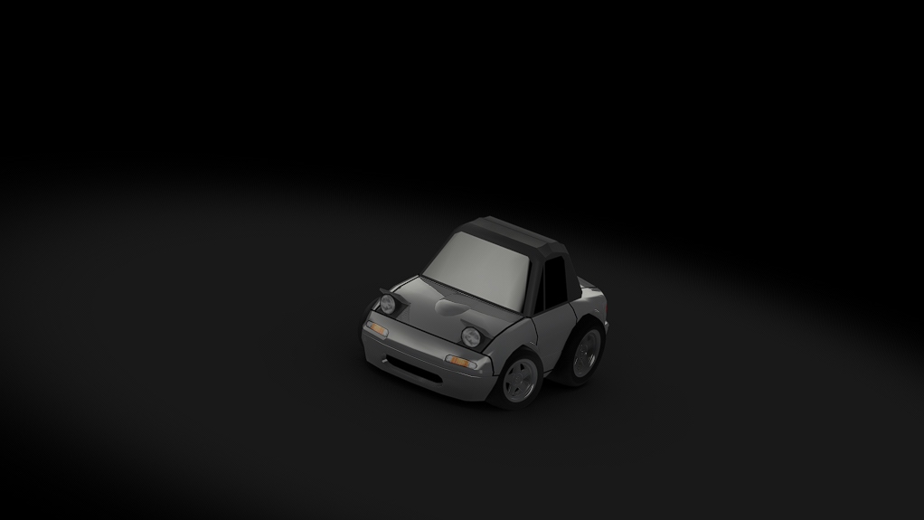 Choro Q Mazda MX5, skin grey
