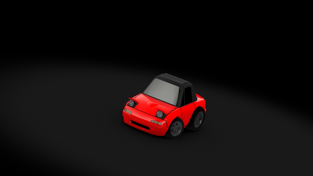 Choro Q Mazda MX5, skin red