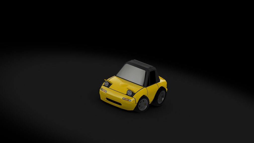 Choro Q Mazda MX5, skin yellow