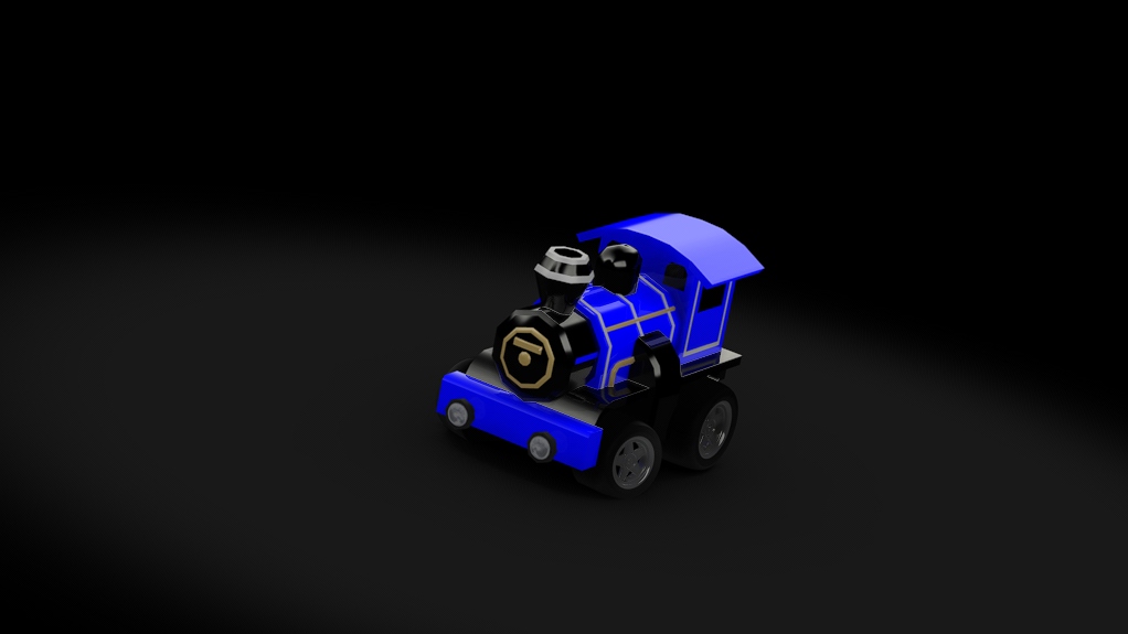 Choro Q Locomotive, skin blue