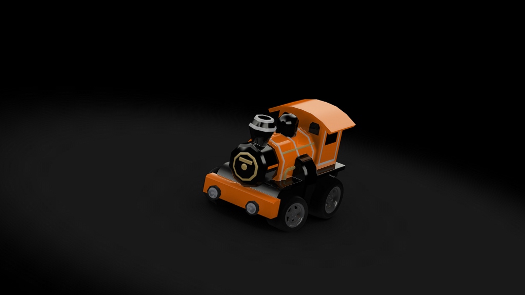 Choro Q Locomotive, skin orange