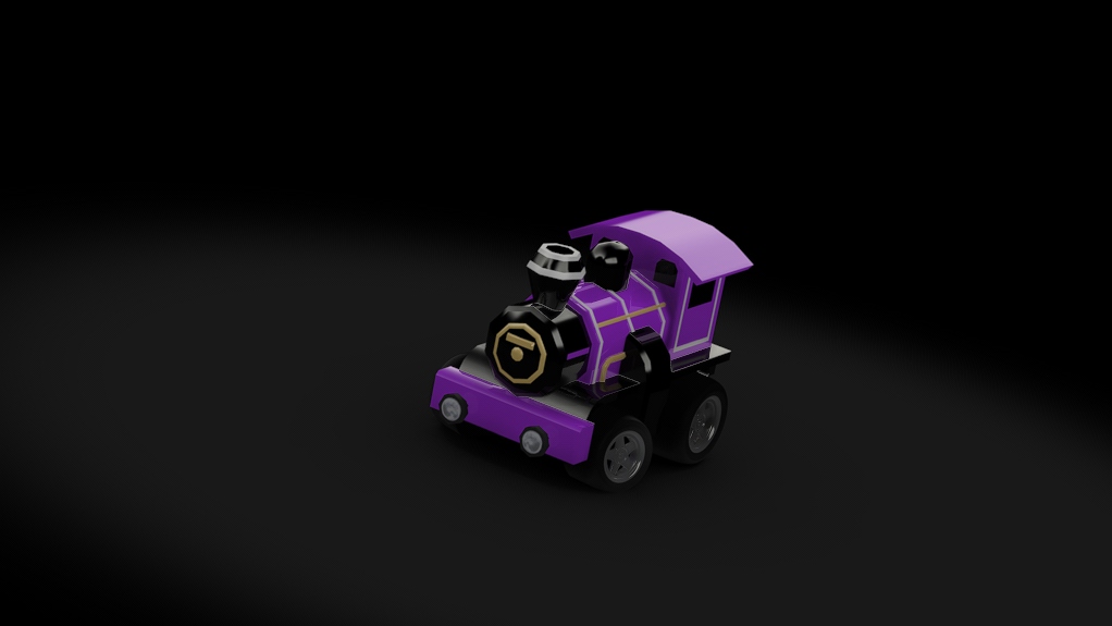 Choro Q Locomotive, skin purple