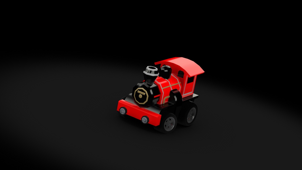 Choro Q Locomotive, skin red