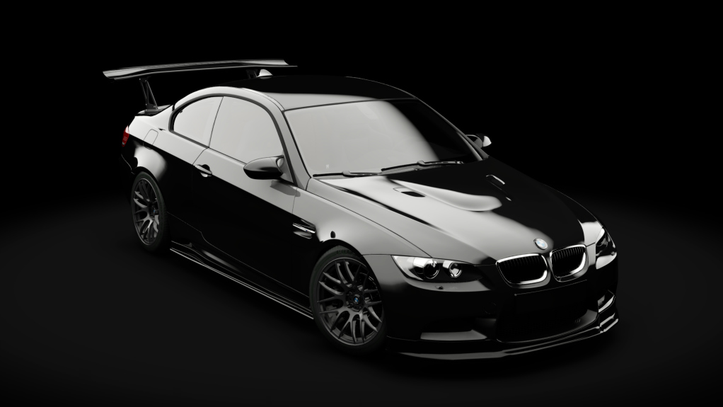BMW M3 E92 Track Spec., skin 05_Jet Black