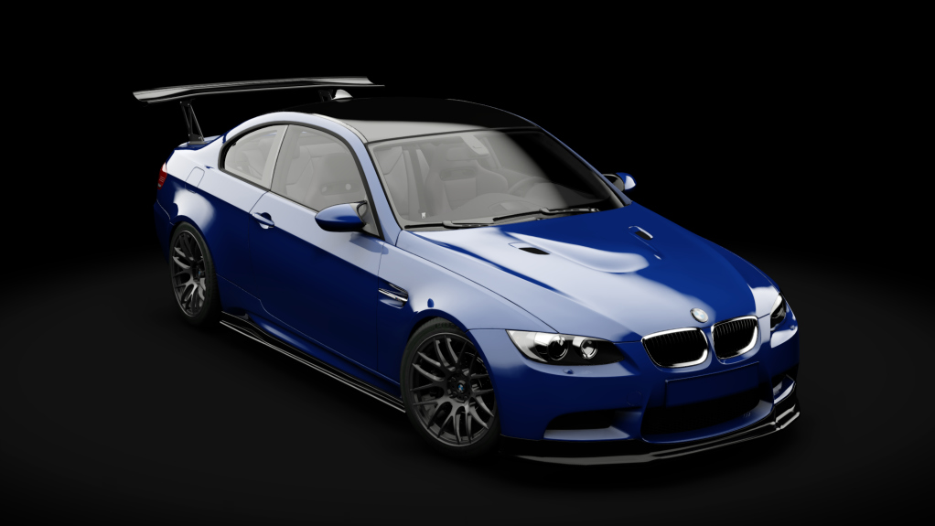 BMW M3 E92 Track Spec., skin 07_Interlagos Blue