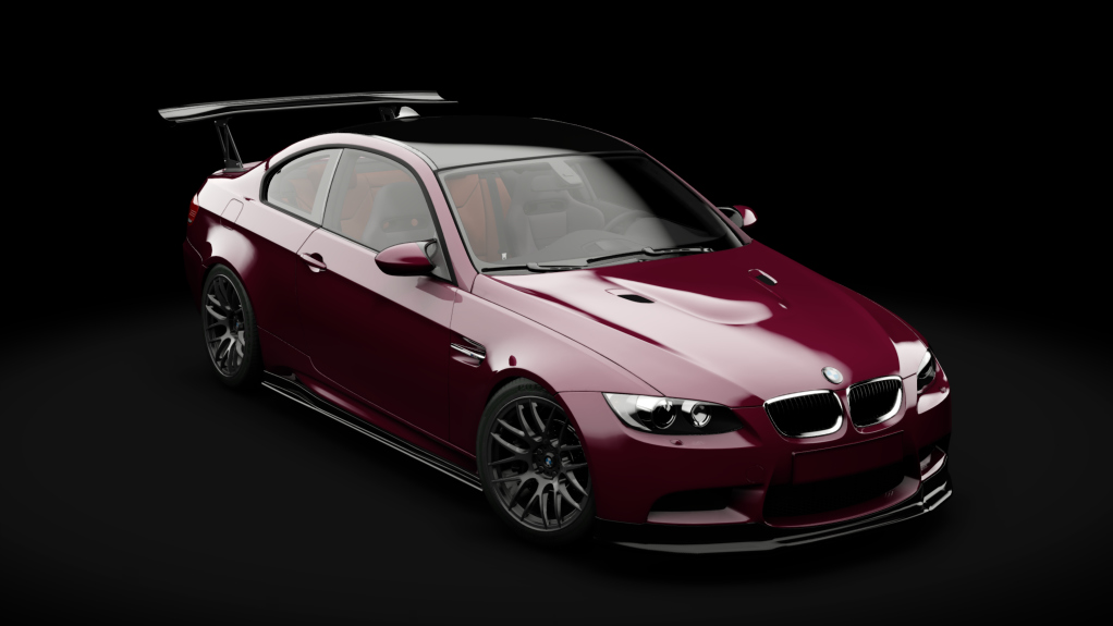 BMW M3 E92 Track Spec., skin 08_Barbera Red