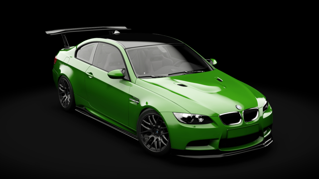 BMW M3 E92 Track Spec., skin 09_Power Green