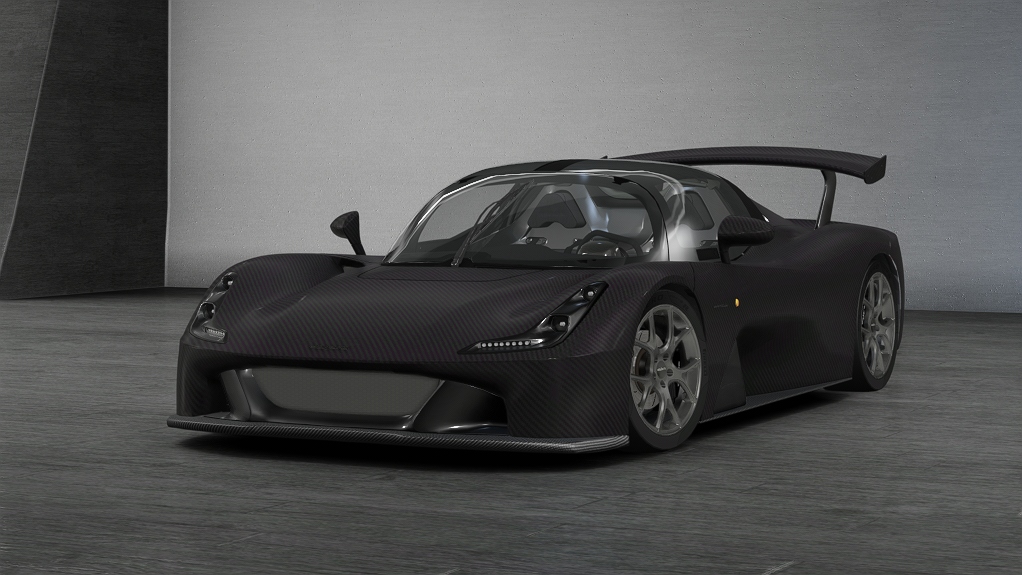 Dallara Stradale, skin nero_carbonio_opaco