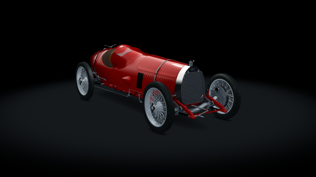 Delage 2LCV (1923), skin rosso_corsa