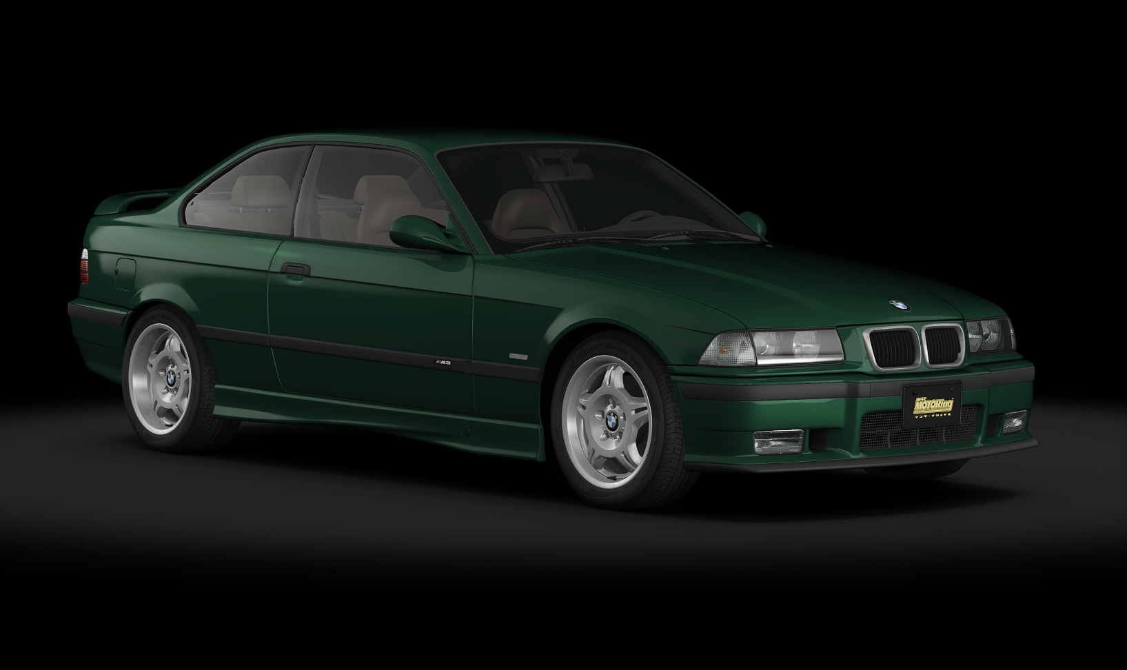 BMW M3 (E36), skin British_Racing_Green