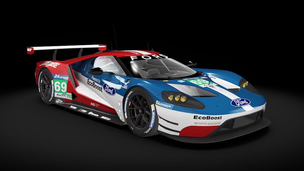 2016 Ford GT LM GTE, skin Ford Chip Ganassi Team USA #69