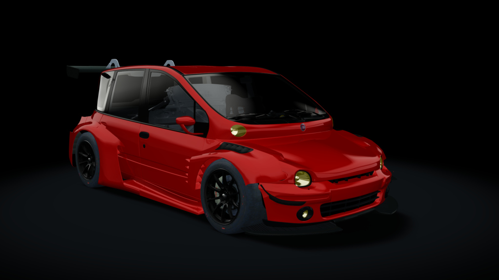 Fiat Multipla GT3, skin Red