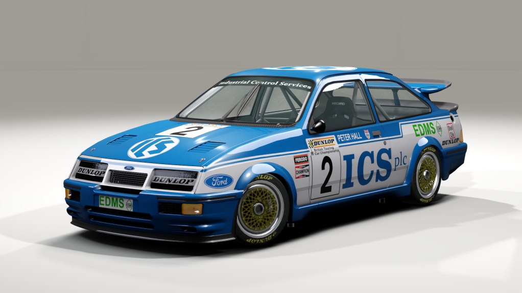 Ford Sierra RS500 DTM 90s, skin 87btcc_002_hall